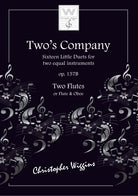Wiggins - Twos Company Op 157b for 2 Flutes or Flute/oboe