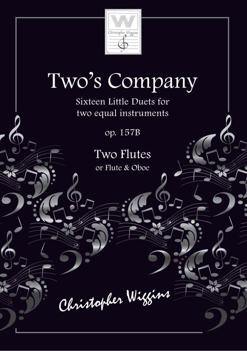 Wiggins - Twos Company Op 157b for 2 Flutes or Flute/oboe
