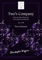 Wiggins - Twos Company Op 157b for 2 Clarinets