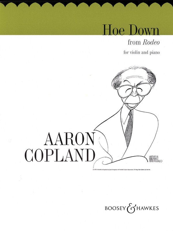 Copland - Hoe Down From Rodeo Violin/piano