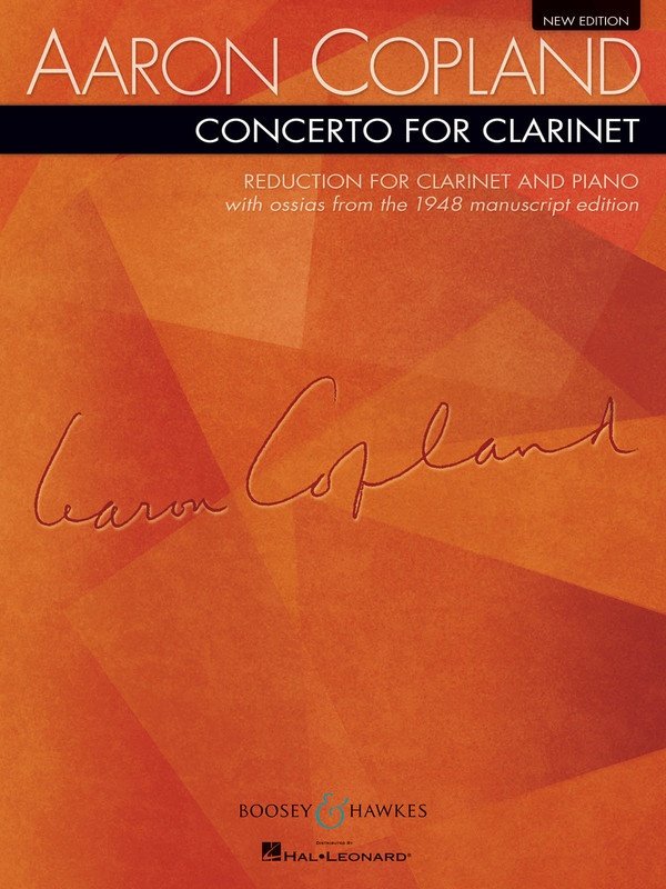 COPLAND - CONCERTO FOR CLARINET AND PIANO