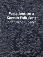Variations on a Korean Folk Song Sc/pt