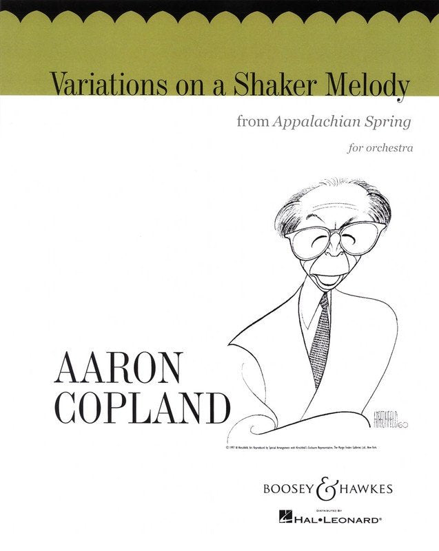 Variations on a Shaker Melody Orchestra Sc/pts
