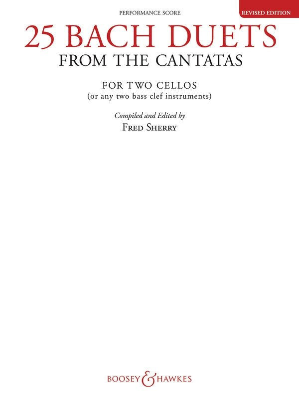 25 Bach Duets From the Cantatas for 2 Cellos