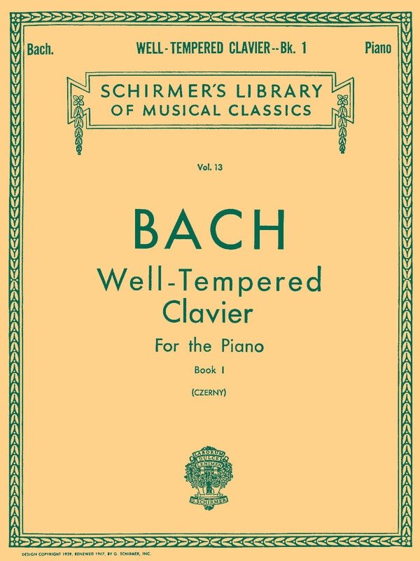 BACH - PRELUDES AND FUGUES BK 1 ED CZERNY