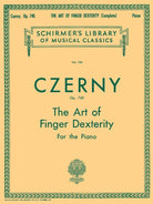 Czerny - Art of Finger Dexterity Op 740 Piano