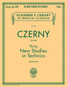 Czerny - 30 New Studies in Technics Op 849 Piano