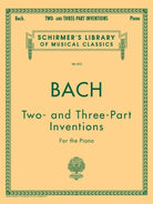 Bach - 2 and 3 Inventions for Piano Ed Czerny