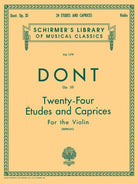 Dont - 24 Etudes and Caprices Op 35 Violin