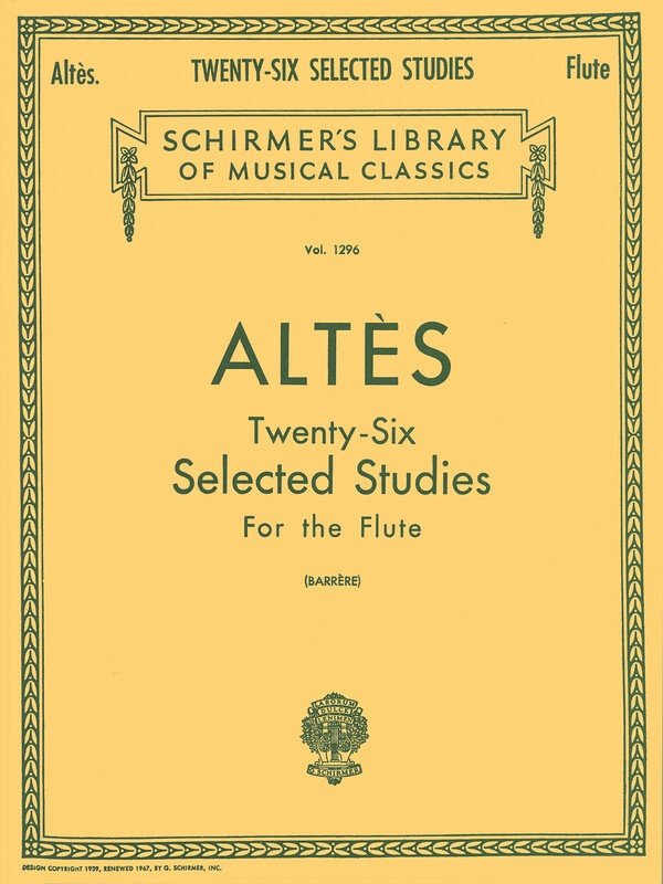 Altes - 26 Selected Studies for Flute