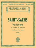 Saint-Saens - Variations on Theme Beethoven Op 35 2p4h
