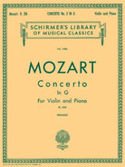 Mozart - Concerto No 3 G Major K 216 Violin/piano