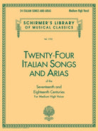 24 Italian Songs & Arias Medium/high Voice