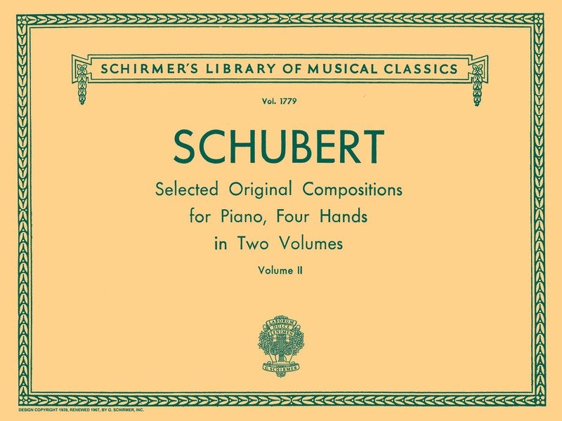 Schubert - Original Compositions Piano Duet Vol 2