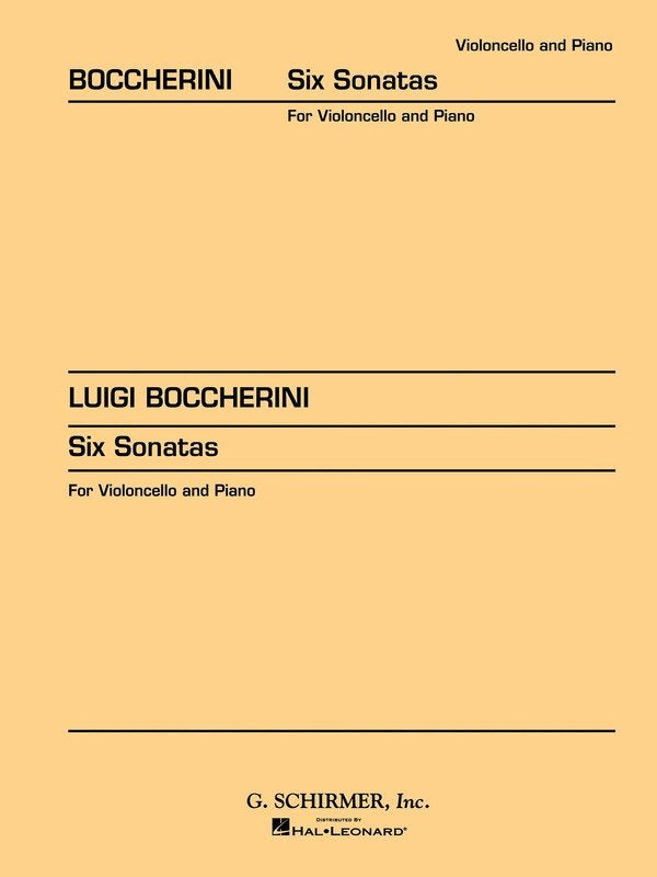 Boccherini - 6 Sonatas for Cello/piano