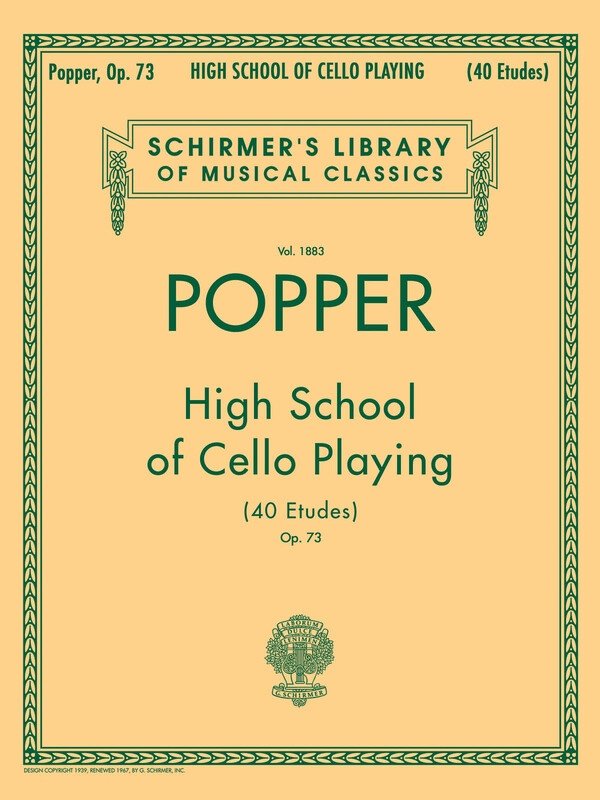 Popper - High School of Cello Playing Op 73