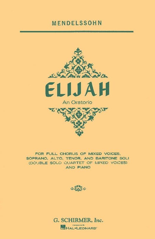 Mendelssohn - Elijah Vocal Score English