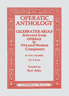 Operatic Anthology Vol 5 Bass Ed Adler