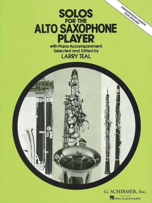 Solos for the Alto Saxophone Player Alto Sax/piano