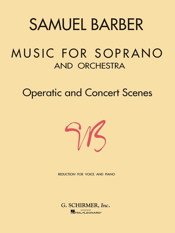 Barber - Music for Soprano/piano