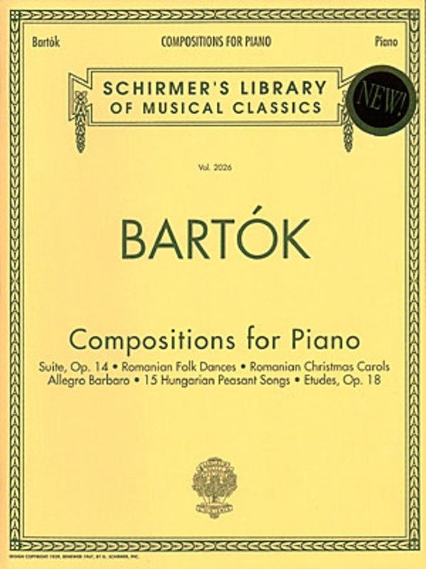 Bartok - Compositions for Piano