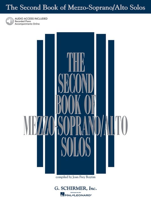 Second Book of Mezzo Soprano/alto Solos Bk/ola