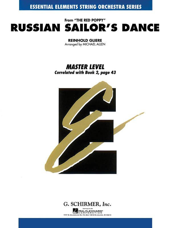 Russian Sailors Dance Ee String Master So2 Sc/pts
