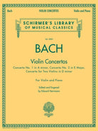 Bach - Violin Concertos for Violin/piano