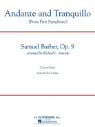 Andante and Tranquillo (from 1st Symphony) Gscb