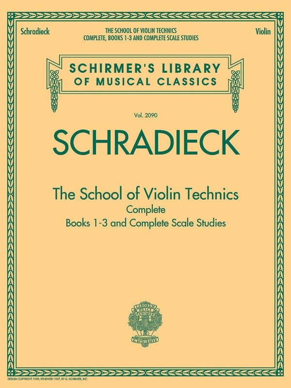 Schradieck - School of Violin Technics Complete