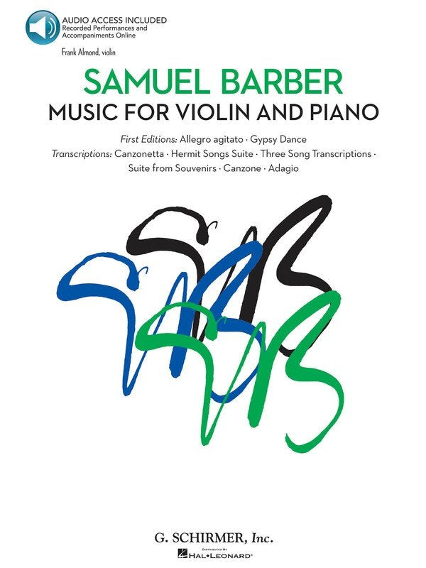 Barber - Music for Violin and Piano Bk/ola