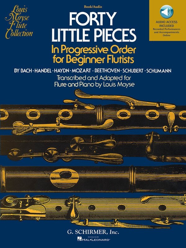 40 Little Pieces for Flute/piano Bk/ola