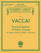 Vaccai - Pactical Method Mezzo/baritone Bk/ola