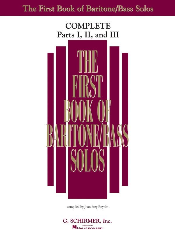 First Book of Baritone/bass Solos Complete