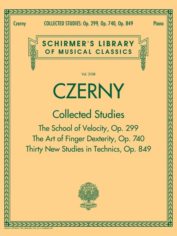 Czerny - Collected Studies Op 299 Op 740 Op 849