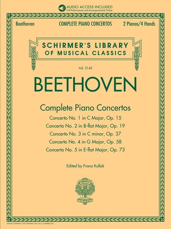 Beethoven - Complete Piano Concertos Bk/ola