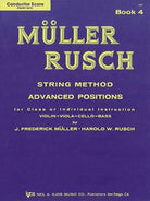 Muller-Rusch String Method Bk 4 Score/piano Accomp