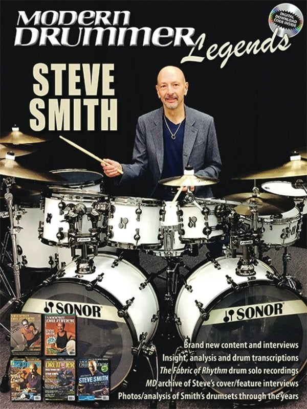 Modern Drummer Legends Steve Smith Bk/ola