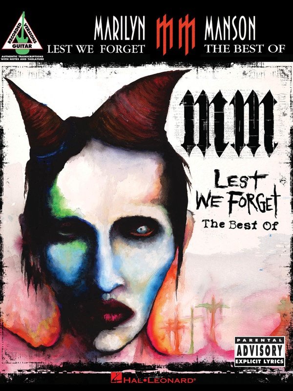 Lest We Forget Best of Marilyn Manson Guitar Tab Rv