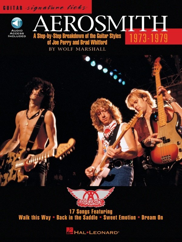 Aerosmith 1973-1979 Guitar Signature Licks Bk/ola