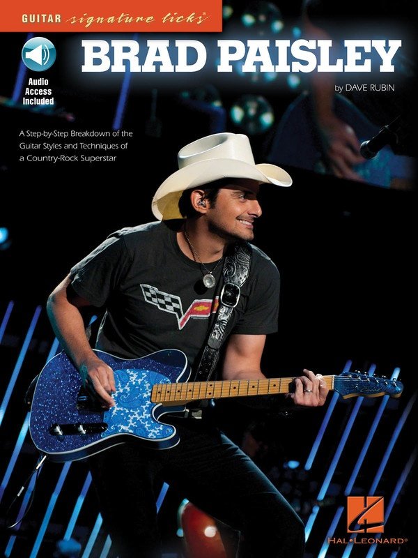Brad Paisley Guitar Signature Licks Bk/cd