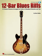12 Bar Blues Riffs Guitar Bk/ola