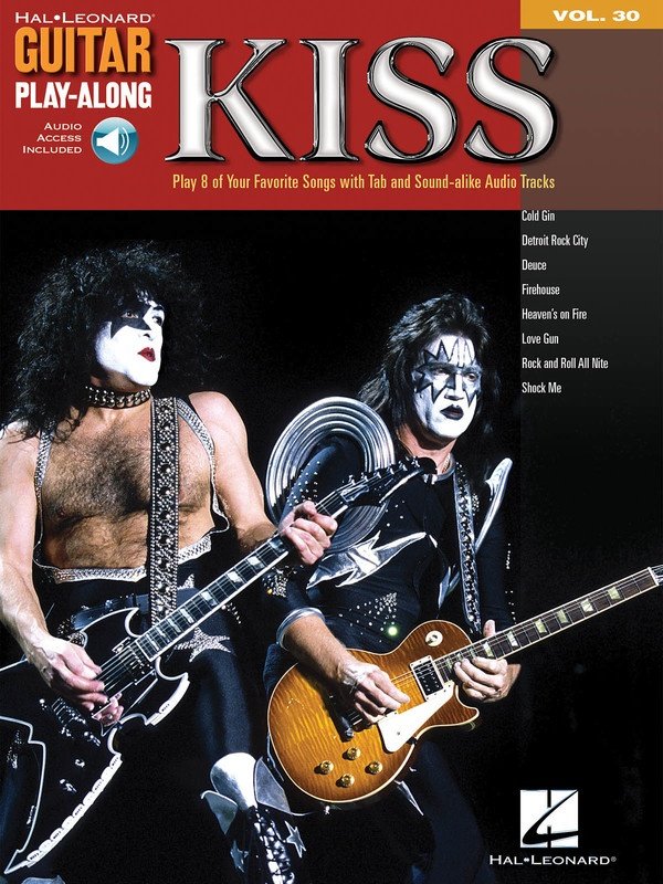 Kiss Guitar Playalong V30 Bk/ola