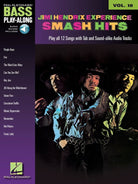 Jimi Hendrix Smash Hits Bass Playalong V10 Bk/ola