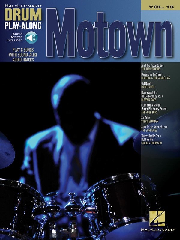 Motown Drum Playalong V18 Bk/ola