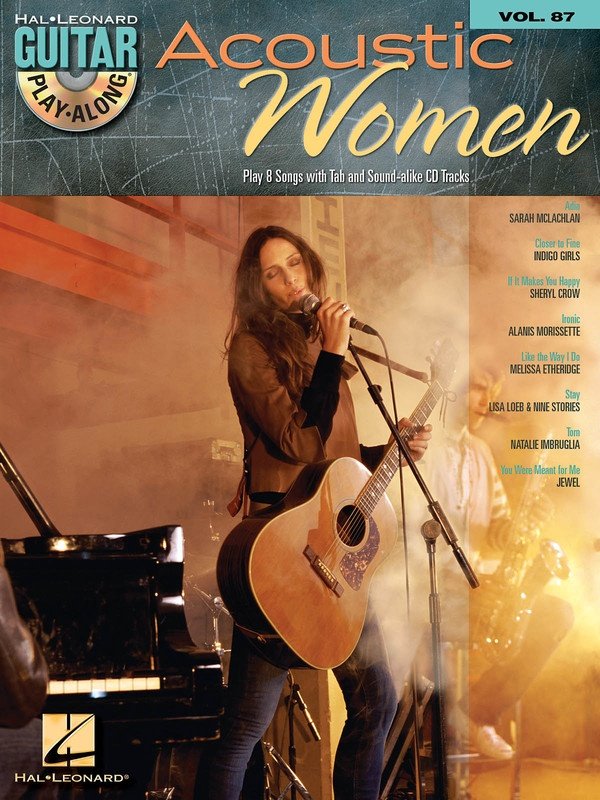 Acoustic Women Guitar Play Along Bk/cd V87