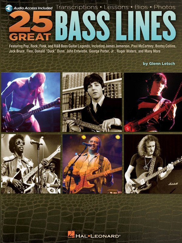 25 Great Bass Lines Bk/ola
