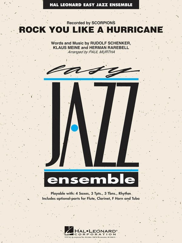 Rock You Like a Hurricane Eje2 Sc/pts