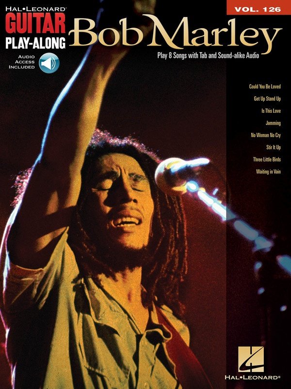 BOB MARLEY GUITAR PLAYALONG V126 BK/OLA