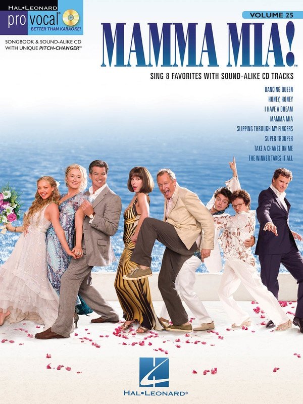 Mamma Mia Pro Vocal Womens Edition V25 Bk/cd
